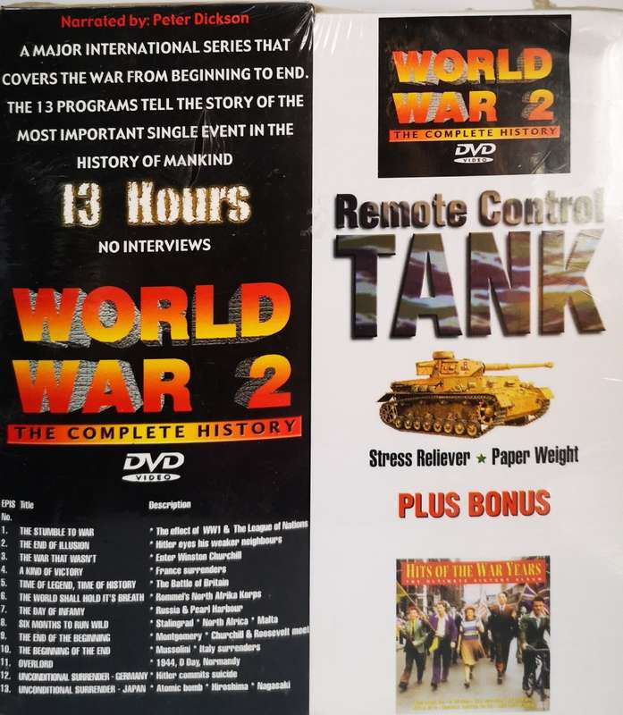 World War 2 - The Complete History + Remote Control Tank (6-DVD) [New]