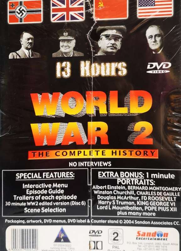 World War 2 - The Complete History + Remote Control Tank (6-DVD) [New]