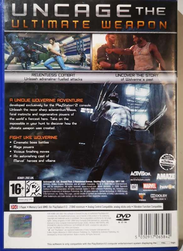 X-Men Origins - Wolverine (PS2)