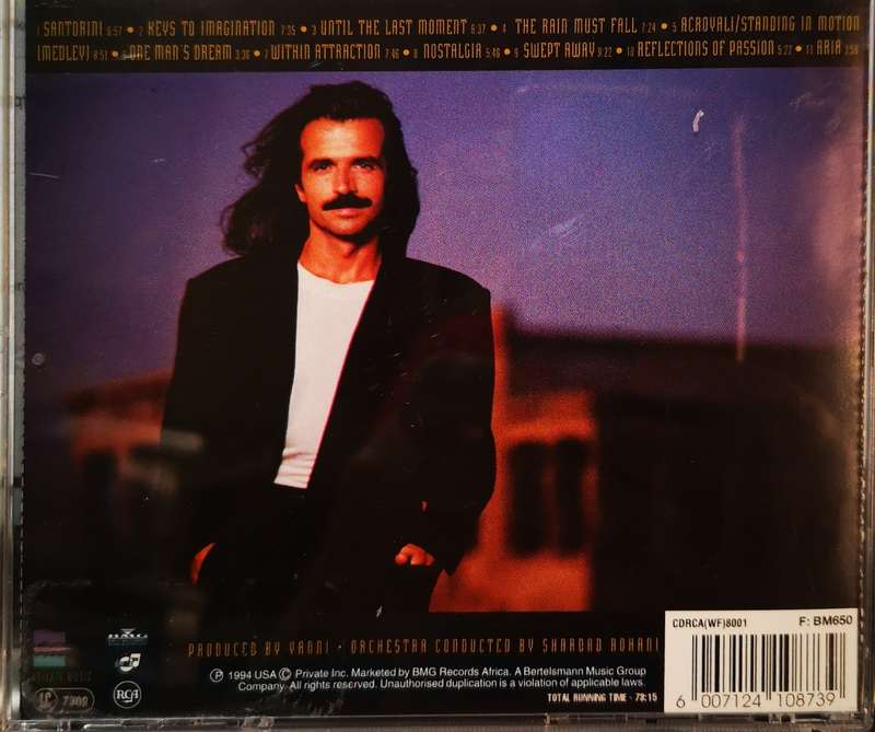 Yanni With The Royal Philharmonic Concert Orchestra - Live At The Acropolis (CD)