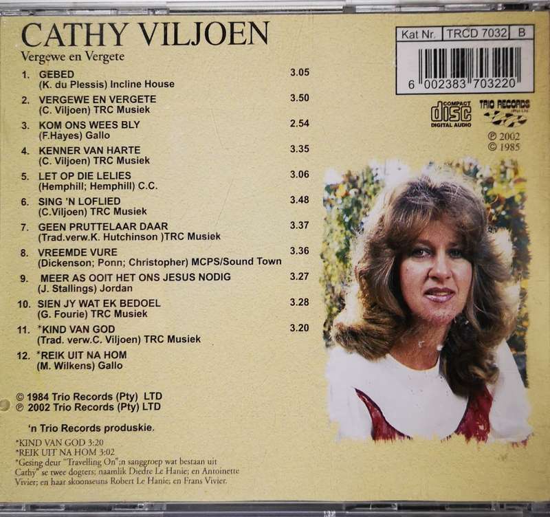 Cathy Viljoen - Vergewe en Vergete (CD)