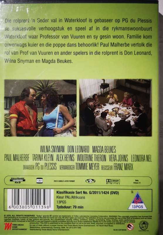 n Seder val in Waterkloof (DVD)