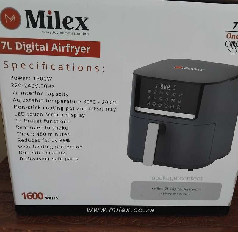 BRAND NEW! Milex 7 Litre Digital Air Fryer