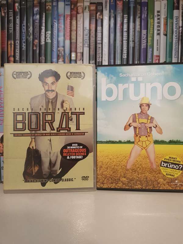 Sacha Baron Cohen bundle,  Borat and Bruno