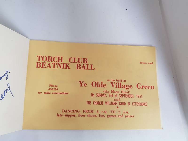 1961 Johannesburg ticket / advertisement book