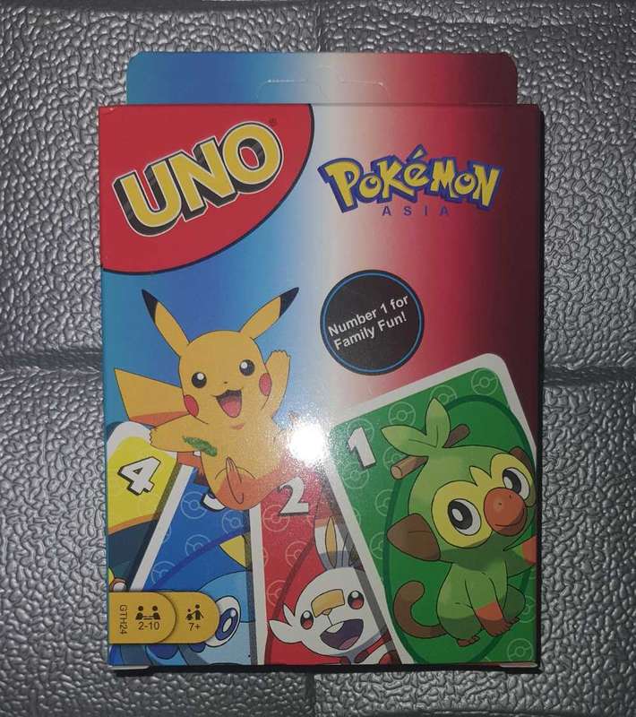 Uno Pokemon Edition Card Game Brand New