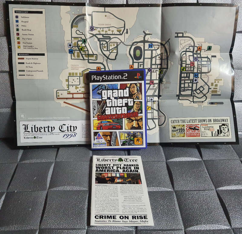 PS2 Grand Theft Auto Liberty City Stories Game Used