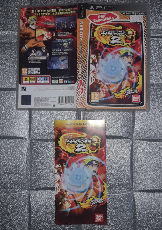 PSP Naruto Ultimate Ninja Heroes 2 Game Used