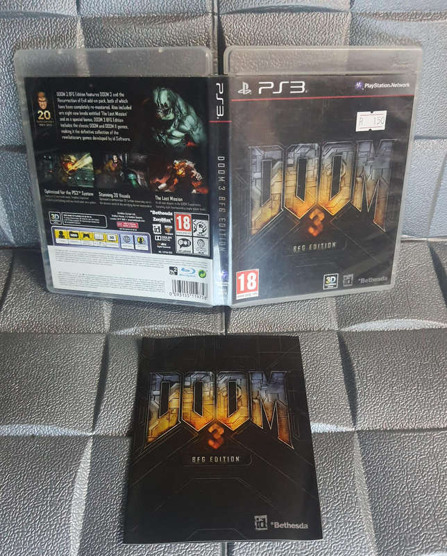 Doom 3 BFG Edition PS3 Game Used