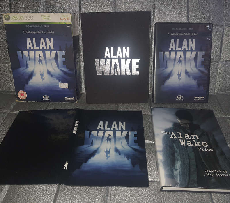 Xbox 360 Alan Wake Limited Collectors Edition Game Used