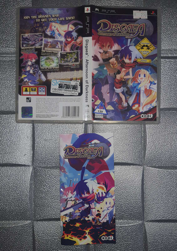 PSP Disgaea Afternoon of Darkness Game Used