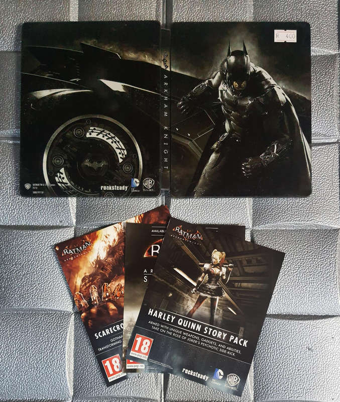 PS4 Batman Arkham Knight in Steelbook Game used