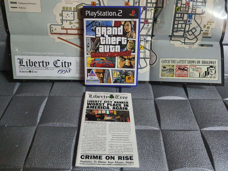 PS2 Grand Theft Auto Liberty City Stories Game Used