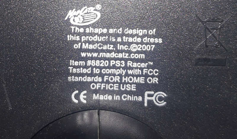 MadCatz USB Steering Wheel Used