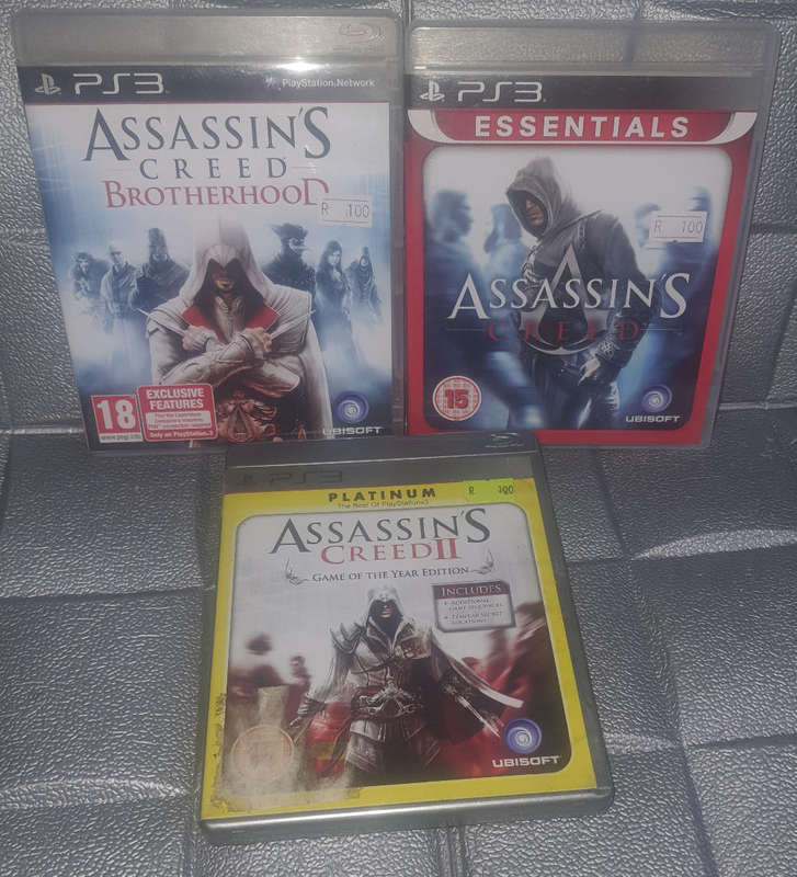 Assassin's Creed PS3 game bundle used