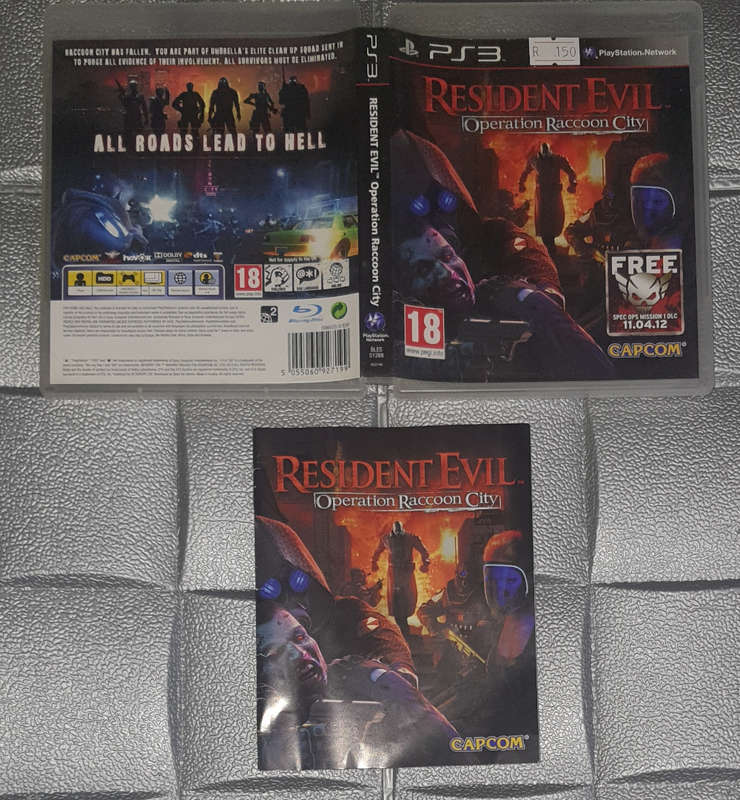 PS3 Resident Evil Operation Raccoon City Game Used