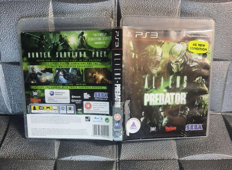 Aliens vs Predator PS3 Game Used