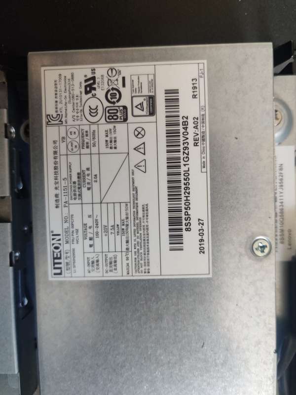 Lenovo Thinkcentre M920z Power Supply M/N: PA-1151-5 (See pics)