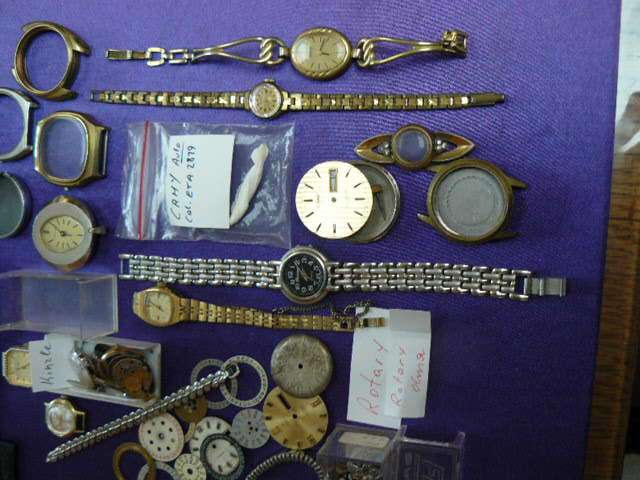 Lot of watch spares with new watch straps - Great value REDUCED!!!!!!!!!!!! WITH EXTRAS !!!!!!!!