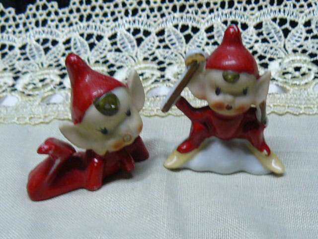 PORCELAIN PIXIES SET OF 5