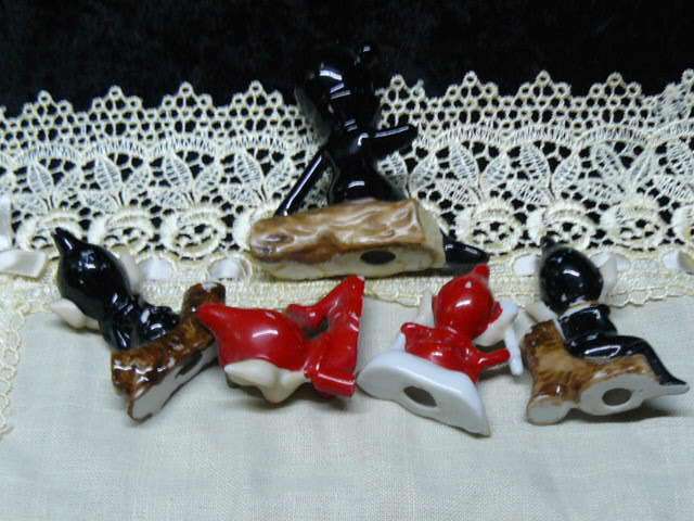 PORCELAIN PIXIES SET OF 5