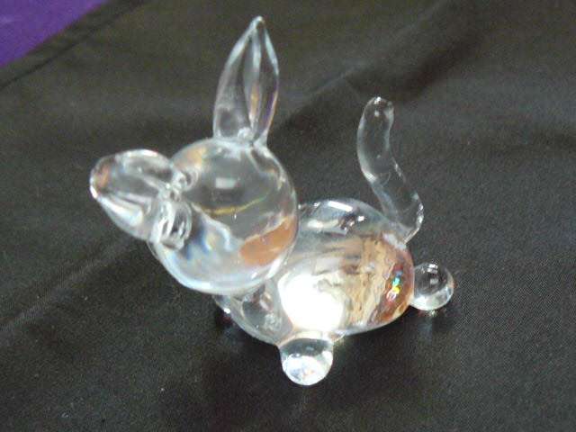 GLASS DOG ORNAMENT