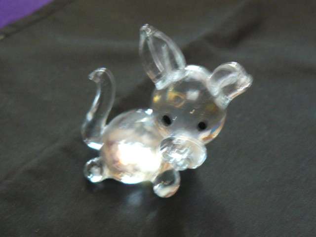 GLASS DOG ORNAMENT