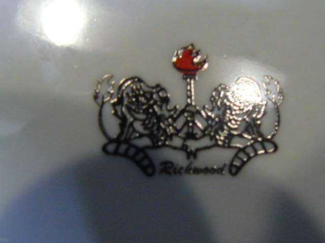 PLATTER PORCELAIN, SAUCER AND BOWL ENGLISH
