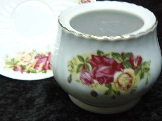 PLATTER PORCELAIN, SAUCER AND BOWL ENGLISH
