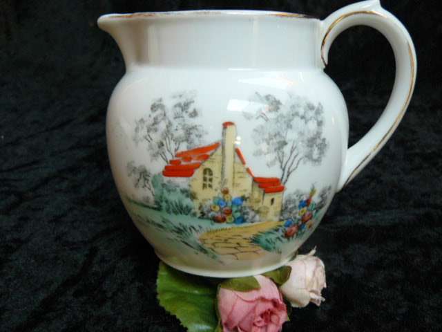 PORCELAIN MILK JUG T K THUNY CZECHOSLOVAKIA