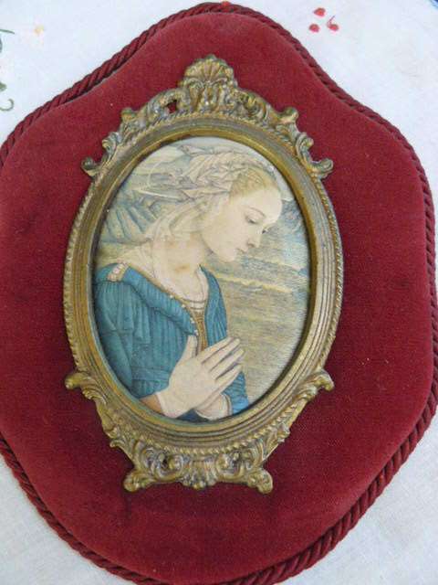 ANTIQUE PICTURES ON SILK WITH NICE BOARDER ON SILK REDUCED!!!!!!!!