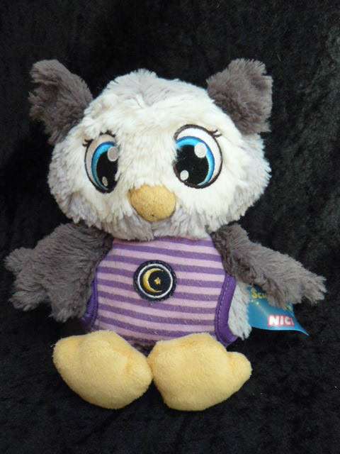 Nici Import Owl Sleeping or Awake Soft Toy