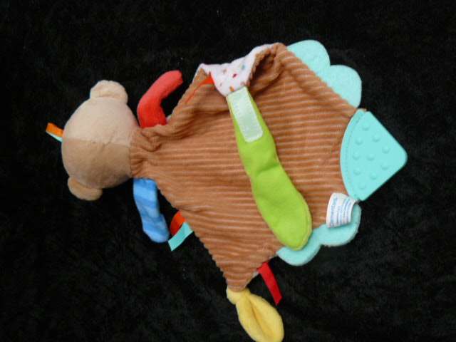 TEDDY CLEMENTONI BABY CUDDLE TOY WITH DIFFERENT PATTERNS AND TEXTURES
