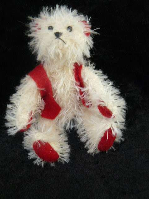 TEDDY FOR CHRISTMAS HAND MADE GENUINE MOHAIR