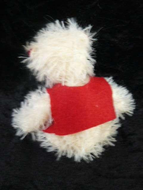 TEDDY FOR CHRISTMAS HAND MADE GENUINE MOHAIR