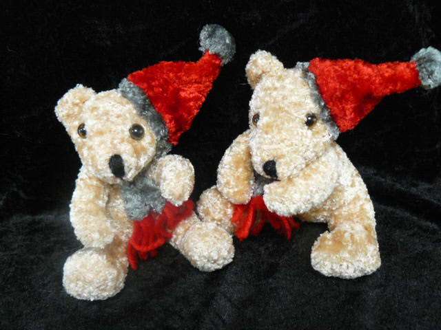 MOM AND DAD CHRISTMAS TEDDY BEARS