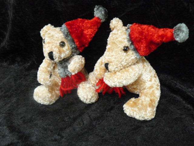 MOM AND DAD CHRISTMAS TEDDY BEARS