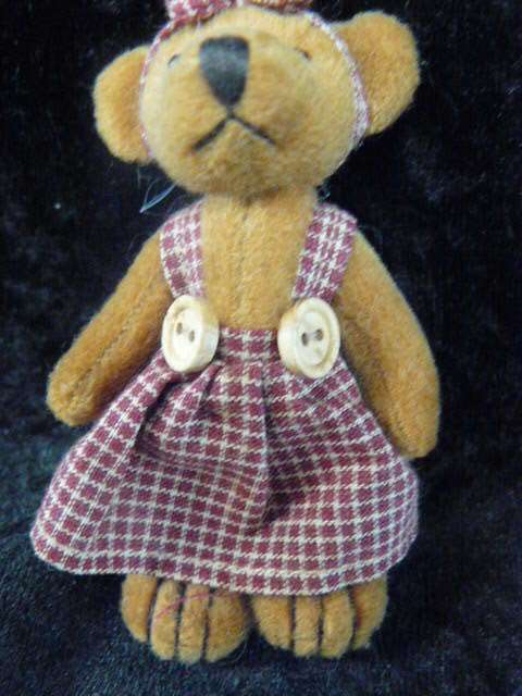 MINIATURE TEDDY MOVABLE LIMBS NOS 8 CM