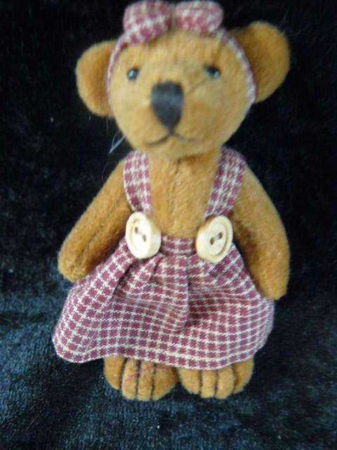 MINIATURE TEDDY MOVABLE LIMBS NOS 8 CM