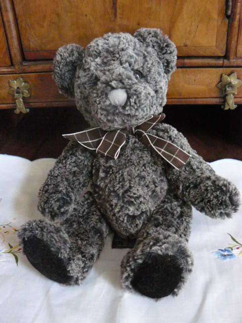 Teddy Bear Soft Grey Collectable