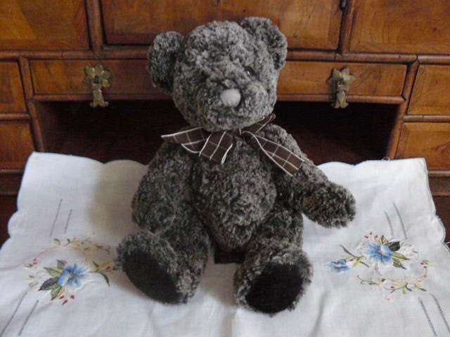 Teddy Bear Soft Grey Collectable