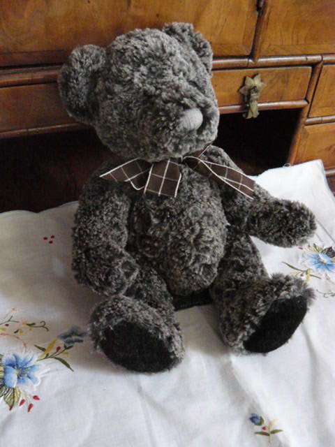 Teddy Bear Soft Grey Collectable