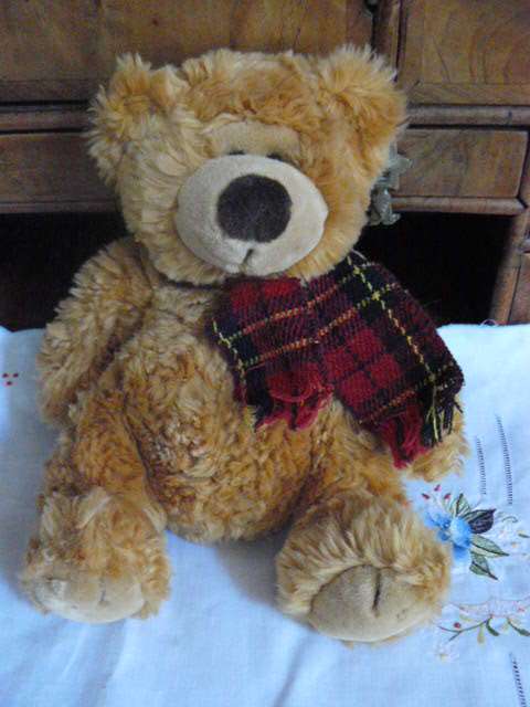Russ Collectible Teddy Bear with Big Beady Eyes