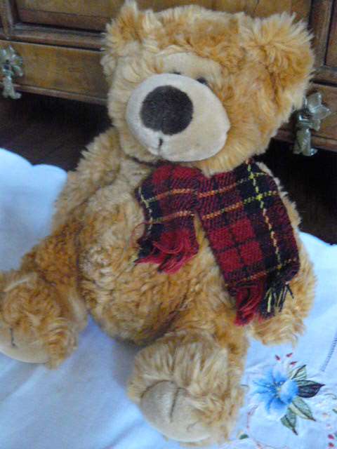 Russ Collectible Teddy Bear with Big Beady Eyes