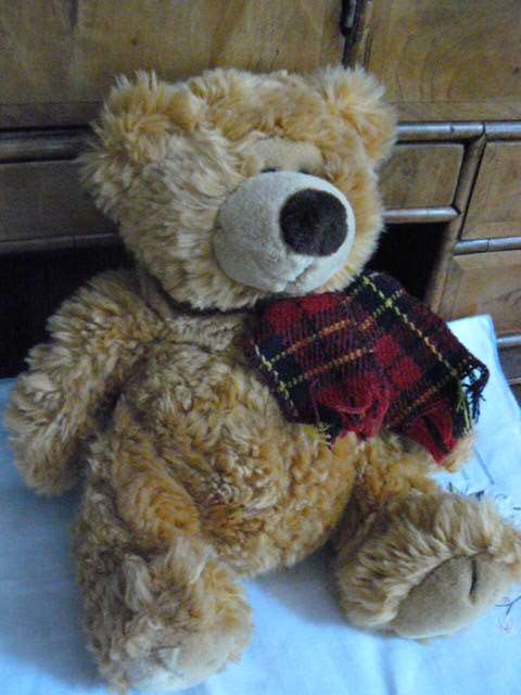Russ Collectible Teddy Bear with Big Beady Eyes