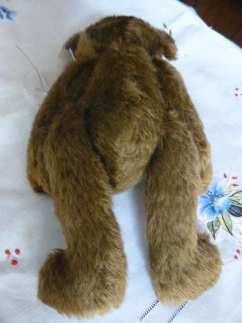TEDDY BEAR HAND MADE WITH GENUIBNE MOHAIR MOVABLE LIMBS 23 CM MINT