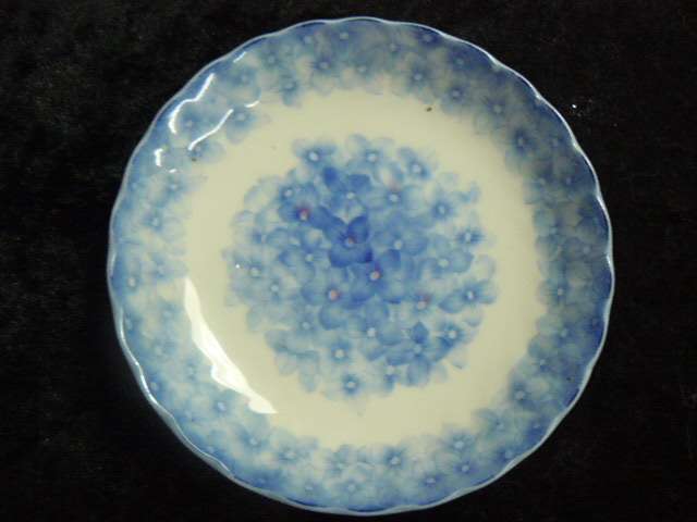 HAND PAINTED ASIAN PLATE MINT 11.5 CM!!!