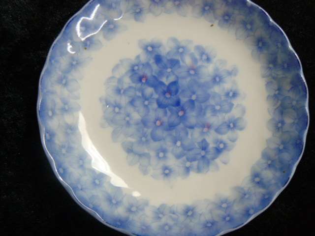 HAND PAINTED ASIAN PLATE MINT 11.5 CM!!!