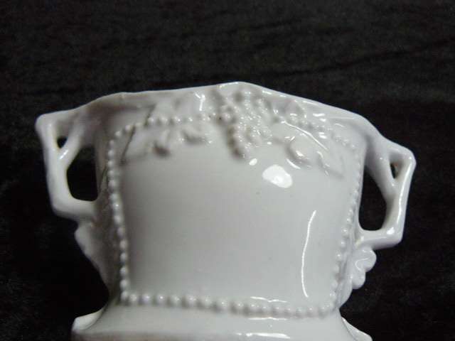 VASE CERAMIC HAND PAINTED WITH GOLD TRIMINGS