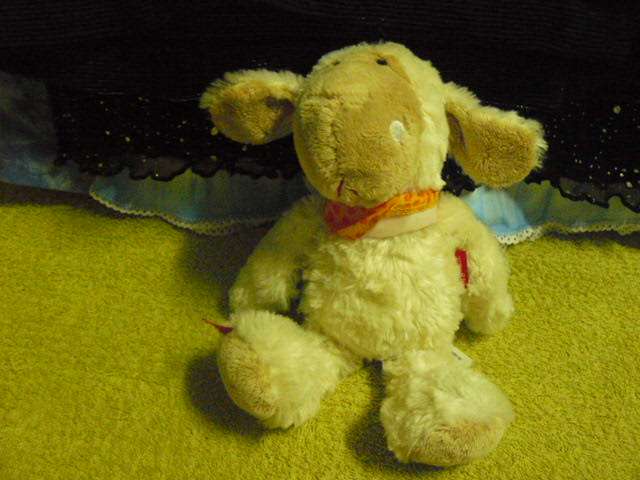 SHEEP SOFT TOY NEW 26 CM LONG
